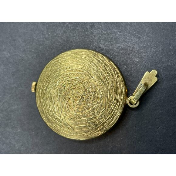 Arnex Pedre 17 Jewel Pendant Watch Incabloc Swiss Made Gold Plated 10 Microns - Picture 6 of 11